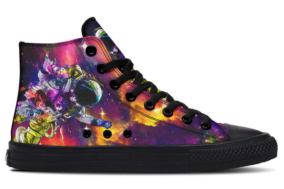 Zapatillas de Lona Estampadas para Pareja - Caña Alta