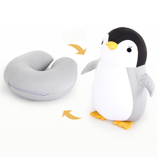Almohada Cervical Pingüino en Forma de U - Soporte Ergonómico para Viajes y Descanso - Image 19