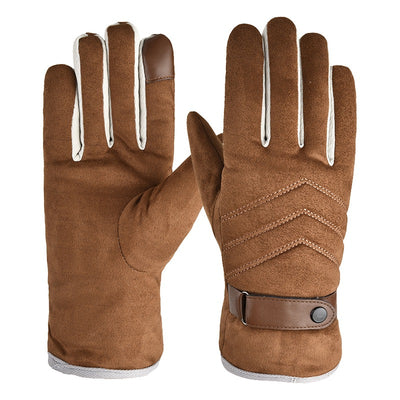 Guantes de Ante Cálidos con Forro de Terciopelo Premium - Image 4