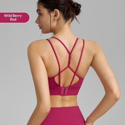 Top Deportivo Mujer Escote U Doble Tirante para Yoga e Intensidad Media - Image 7