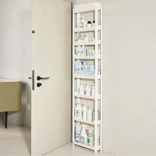 Gabinete de Almacenamiento Ultrafino para Puerta de Baño