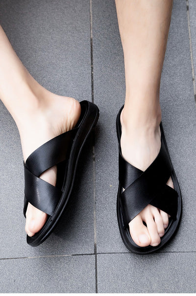 Sandalias Cómodas Extragrandes para Hombre - Calzado de Playa y Exterior - Image 22