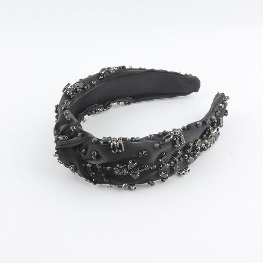 Diadema de Seda con Diamantes Incrustados - Image 19