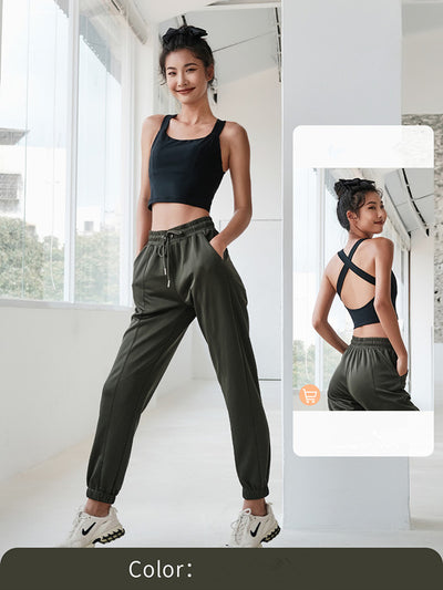 Pantalones Deportivos Mujer Holgados para Running y Fitness - Image 3
