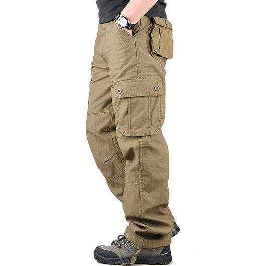 Pantalones de Trabajo Multibolsillos Hombre Cómodos y Resistentes - Image 4