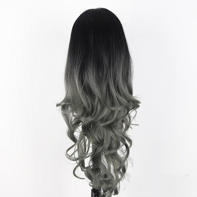 Peluca Larga Rizada con Malla Fina y Cabello Liso - Image 12