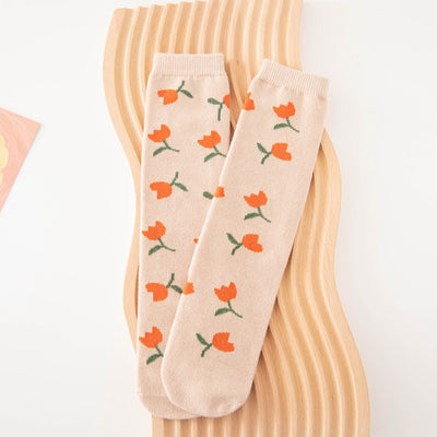 Calcetines Largos Florales Premium para Mujer - Estilo Bucólico Trendy - Image 12