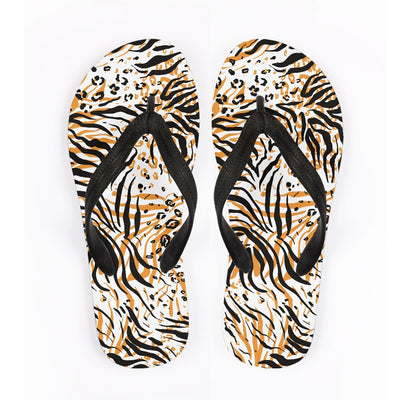 Chanclas de Playa con Textura Animal - Comodidad y Estilo para el Verano