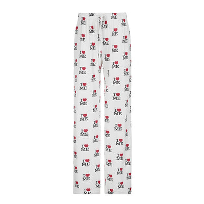 Pantalones Casuales Holgados con Estampado de Letras - Image 6