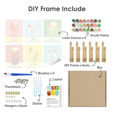 Kit de Pintura al Óleo Digital DIY - Paisajes y Flores - Image 45