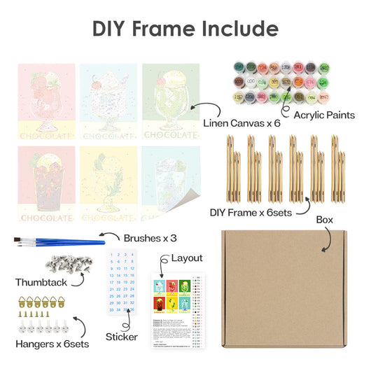 Kit de Pintura al Óleo Digital DIY - Paisajes y Flores - Image 45