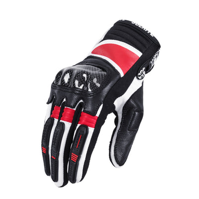 Guantes de Motocicleta Piel de Oveja con Fibra de Carbono para Motorista - Image 10