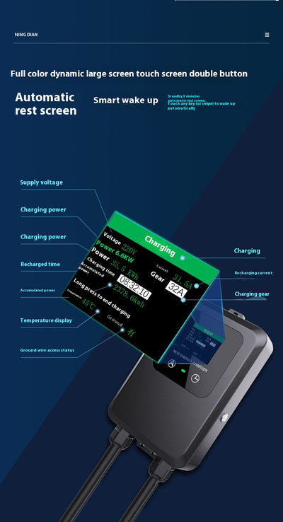 Cargador AC 7KW para Vehículos Eléctricos - Estación de Carga Universal GBT - Image 12