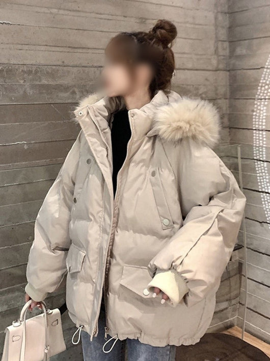 Abrigo Parka Holgado Reductor de Silueta para Mujer - Image 9