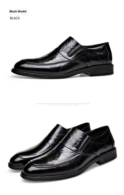 Zapatos de Cuero Suave para Novio - Mocasines Elegantes Punta Fina Suela Flexible - Image 13