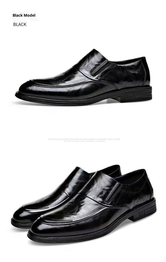 Zapatos de Cuero Suave para Novio - Mocasines Elegantes Punta Fina Suela Flexible - Image 13