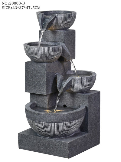 Fuente de Agua Decorativa con Humidificador para Sala de Estar - Image 20
