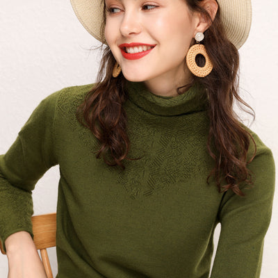 Suéter Cuello Alto Texturizado Oversize - Image 19