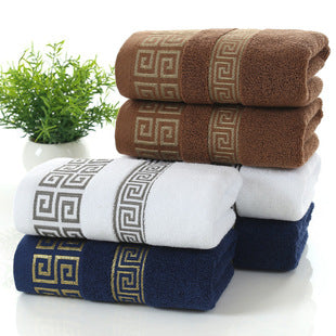 Juego de 3 Piezas Toallas de Algodón Pima con Pañuelo Jacquard Absorbente - Image 44