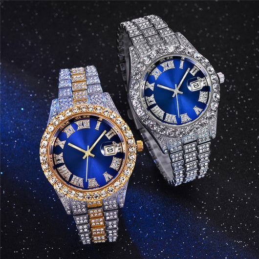 Reloj Acero Inoxidable Hip Hop Empresarial con Calendario Completo - Image 17