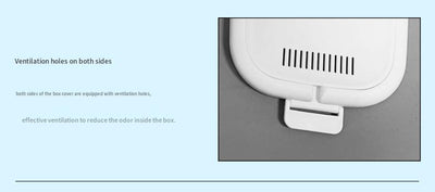 White and grey aromatherapy drying UV sterilization box, disassembled to show collapsible basin, vented lid, and drying rack. - Image 13