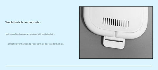White and grey aromatherapy drying UV sterilization box, disassembled to show collapsible basin, vented lid, and drying rack. - Image 13