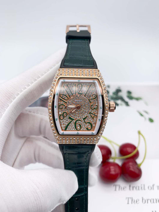 Reloj de Cuarzo Elegante con Correa de Diamantes Completa - Image 2