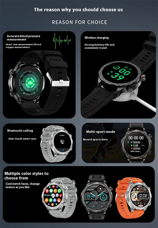 Reloj Inteligente DK67 con Llamadas Bluetooth para Deportes y Negocios - Image 19