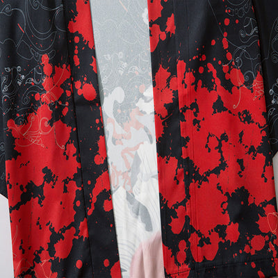 Kimono Estilo Chino Japonés sin Botones - Image 4