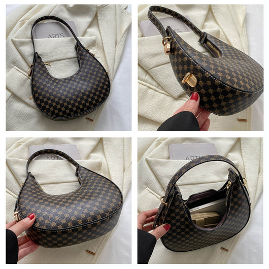 Bolso Bandolera Occidental Estilo Crescent con Estampado - Image 16