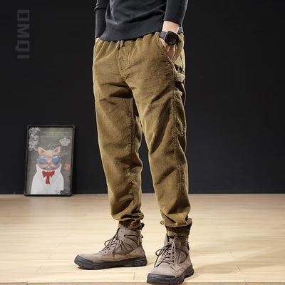 Pantalones de Pana Holgados Talla Grande para Hombre - Image 7