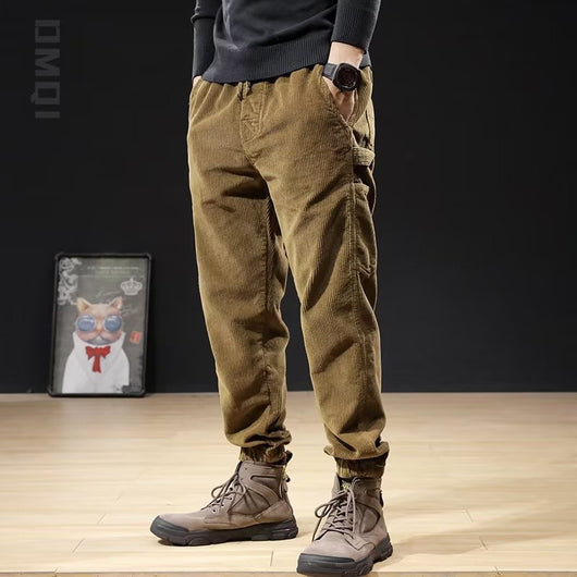 Pantalones de Pana Holgados Talla Grande para Hombre - Image 7