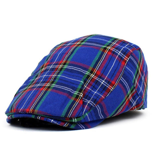 Gorra Pintor de Cuadros con Contraste a Cuadros para Mujer - Image 15