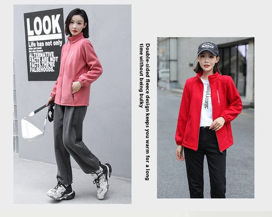 Chaqueta Polar para Mujer - Abrigo Deportivo y Casual Versátil - Image 25