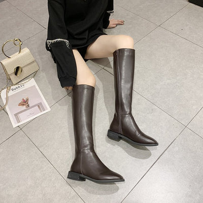 Botas Altas Hasta la Rodilla con Tacón Grueso para Mujer - Image 8