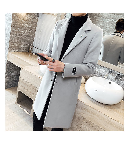 Abrigo de Invierno para Hombre en Algodón y Lana - Image 17