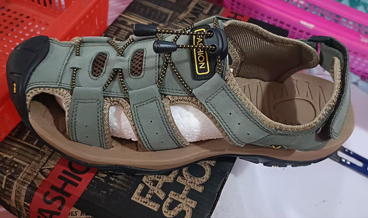 Sandalias Deportivas de Cuero para Hombre - Comodidad y Estilo Casual - Image 12
