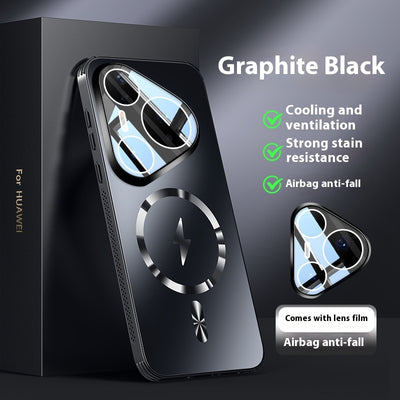 Funda Protectora Magnética con Lentes de Color Sólido para Celular - Image 4