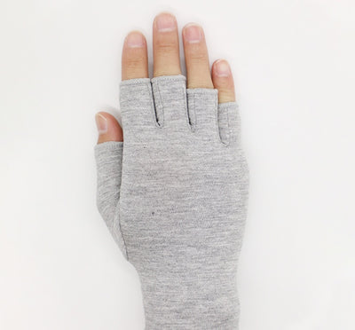 Guantes de Cuidado Preventivo en Fibra de Carbón de Bambú Gris Claro - Image 20