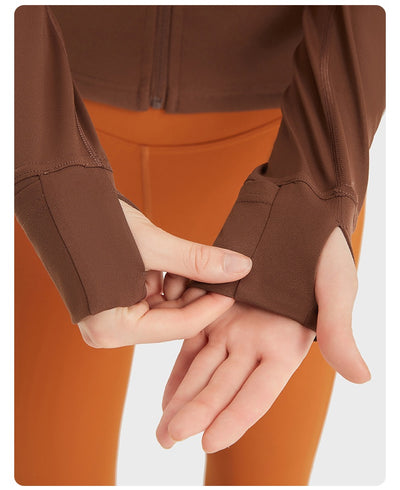 Cardigan Deportivo Ajustado de Manga Larga para Yoga - Image 23
