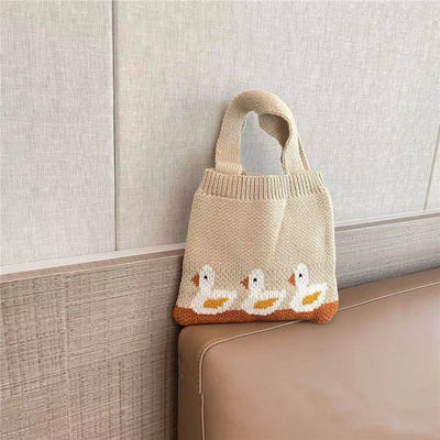 Bolsa Infantil Tejida con Diseño de Dibujos Animados - Image 3