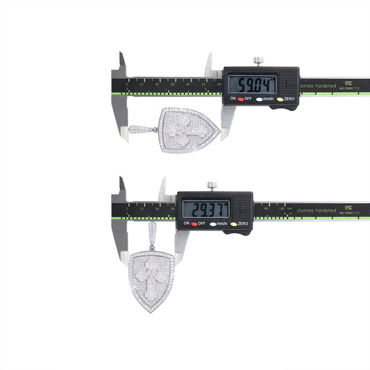 Collar Starlight Shield - Colgante de Moissanita S925 Plateado y Platinado - Image 3