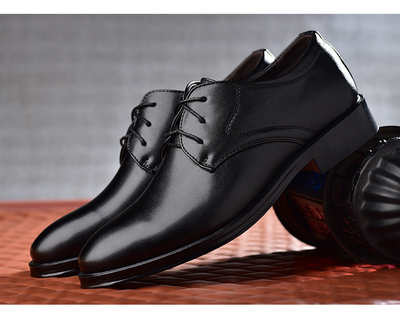 Zapatos de Vestir Negros con Punta Afilada para Hombre - Image 16