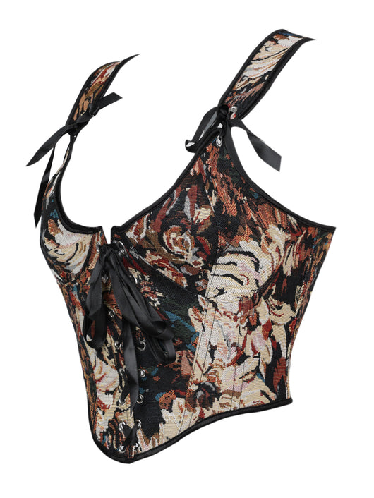 Faja Cinturilla Estilo Francés con Diseño de Espina de Pescado y Amarre Frontal - Image 14