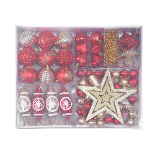 Bolas de Navidad Decorativas - Adornos para Árbol en Rojo, Oro, Plata y Azul - Image 37