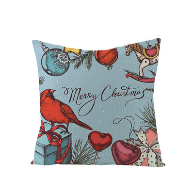 Funda de Almohada Navideña con Estampado Digital de Dibujos - Image 6