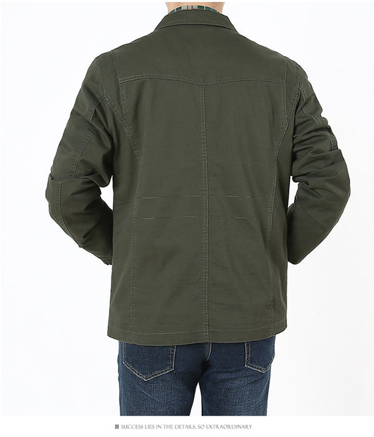 Chaqueta de Algodón Premium para Hombre - Estilo Casual Versátil - Image 10