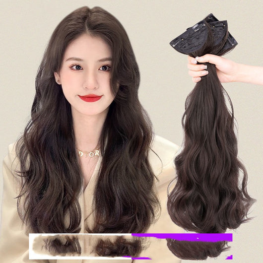Extensiones de Cabello Ondulado Invisible - Peluca Postiza de Largo Volumen para Verano - Image 6