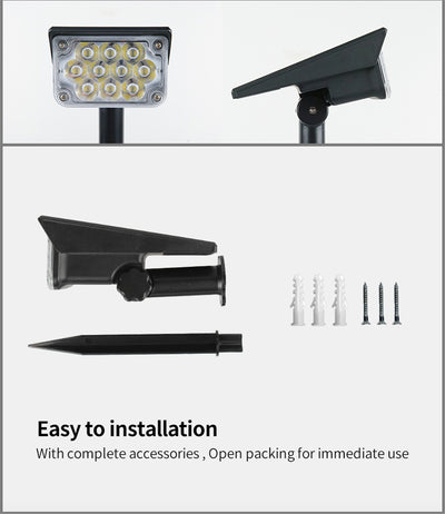 Foco Solar Ajustable para Jardín - Iluminación Inteligente - Image 6