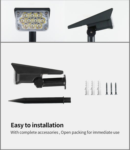 Foco Solar Ajustable para Jardín - Iluminación Inteligente - Image 6
